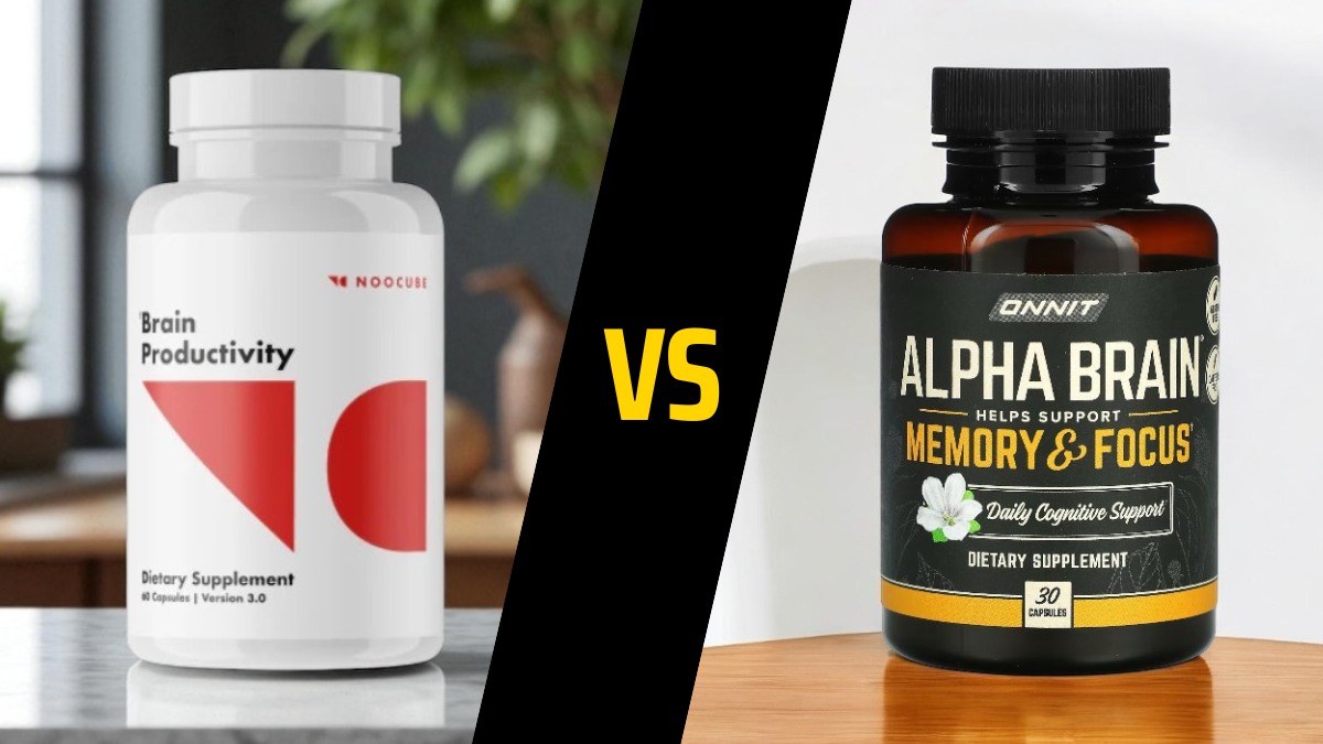 NooCube vs Alpha Brain tests NooCube vs Alpha Brain tests